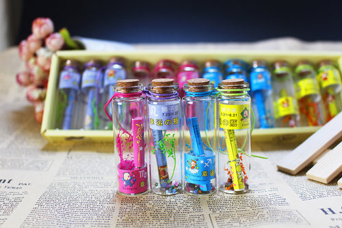 一盒12只星座许愿瓶创意礼品