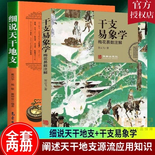 正版包邮 细说天干地支+干支易象学 梅花易数注解 天文学书籍 阐述天干地支源流应用知识 展示天干地支传统文化 梅花易数书籍