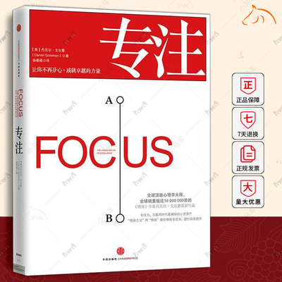 专注：让你不再分心 成就一生的力量 全球心理学大师 丹尼尔·戈尔曼 励志激励 成功法则 中信出版社 9787508650531