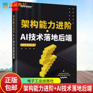 架构能力进阶+AI技术落地后端 张伟洋,宫兆阳 著 计算机控制仿真与人工智能专业科技 正版图书籍 电子工业出版社