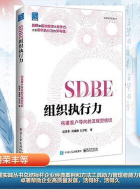 SDBE组织执行力:构建客户导向的流程型组织胡荣丰电子工业出版社9787121495007 管理书籍