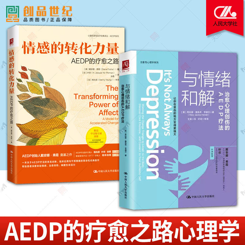 与情绪和解 治愈心理创伤的AEDP疗法+情感的转化力量 AEDP的疗愈之路 心灵疗愈的书情感 心理学健康咨询图书籍 中国人民大学出版社