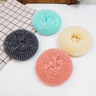 【福利品】刷锅不沾油不伤锅竹纤维清洁球可拆卸挂式厨房清洁