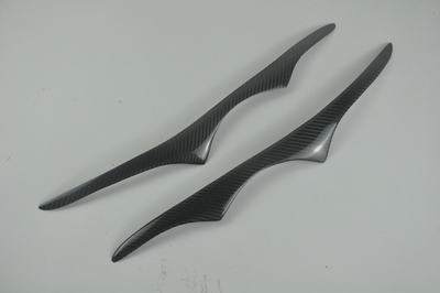 适用于宝马3系E92 M3改装碳纤维灯眉前大灯眉装饰贴件