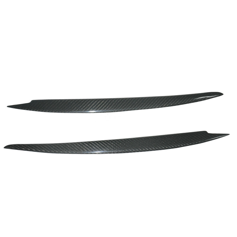 适用于高尔夫7 高7 MK7 GTI碳纤维改装大灯灯眉 碳纤眼眉灯眉细款