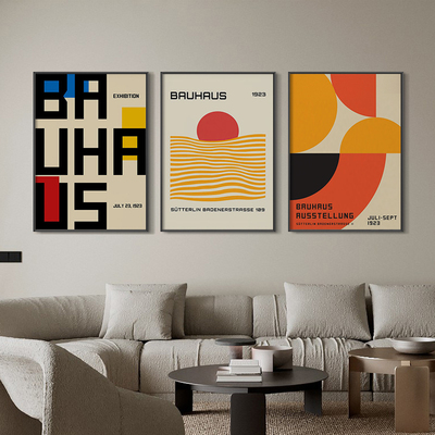 高级感卧室装饰画包豪斯BAUHAUS