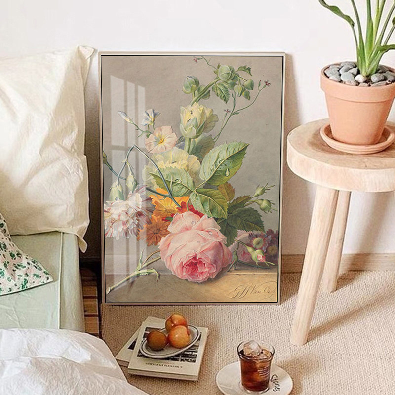 客厅卧室油画鲜花装饰画花束