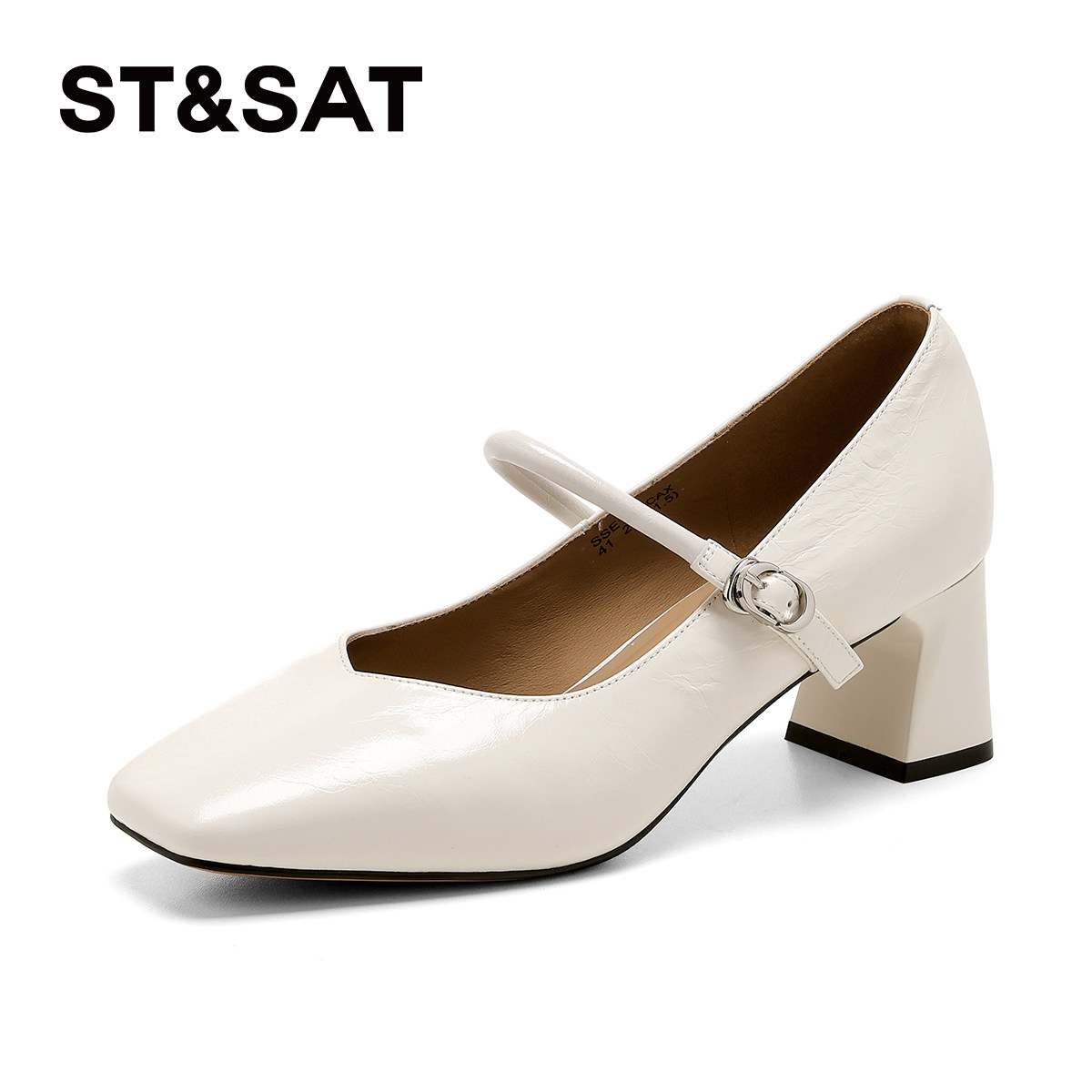 星期六法式玛丽珍鞋2026新款春季粗跟气质通勤高跟鞋简约优雅女鞋,女鞋,玛丽珍鞋,淘宝优惠券,粉丝福利购,淘宝优惠卷