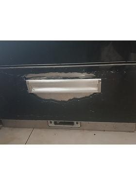 帅丰集成灶V5-3一体机配件大气炉黑色钢化玻璃面板定制抽屉面板碎
