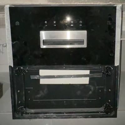 家用容声消毒碗柜配件黑色钢化玻璃面板破损定做金属拉手