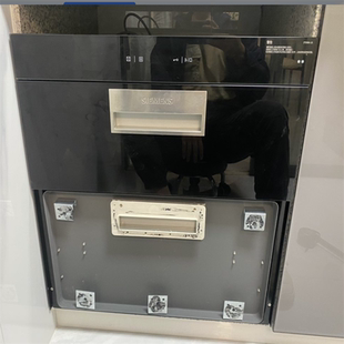 定制西门子嵌入式消毒柜HS223600W家用厨房碗柜配件黑色钢化玻璃