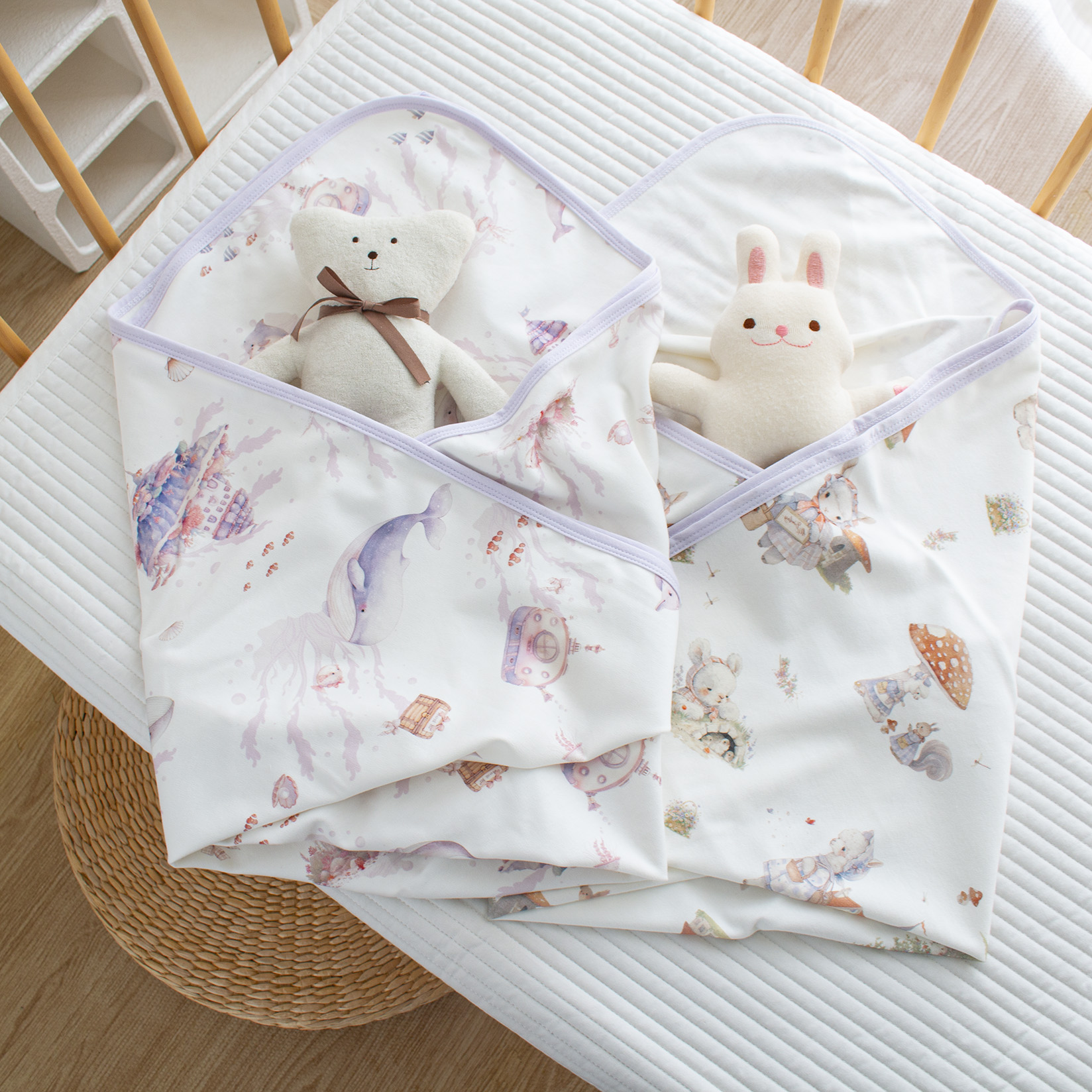 纯棉包边新生儿产房春秋