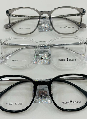 新款81023男女近视镜框超轻板材光学眼镜架配防蓝光片