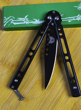 蝴蝶练习刀折叠刀甩手刀训练蝴蝶梳子玩具花式刀解压未开刃