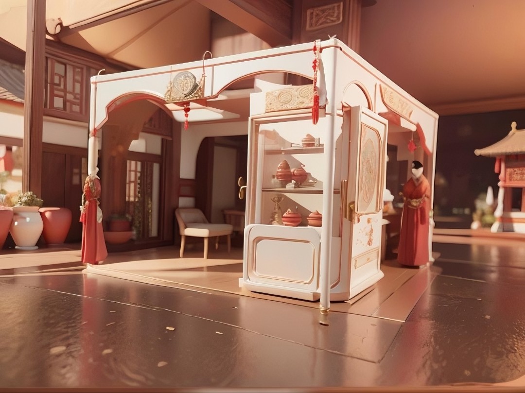 골동품 디스플레이 캐비닛 보석 디스플레이 스탠드 행잉 상인방 맞춤형 페인트 캐비닛 시계 컨테이너 골동품 상점 쇼케이스 도자기 선반