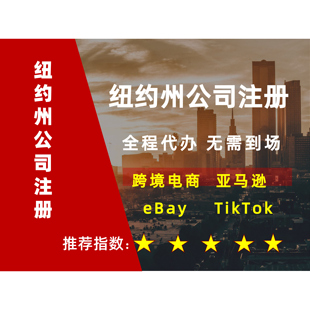 纽约州公司注册名称查询美国公司年审报税独立站TikTok亚马逊Temu