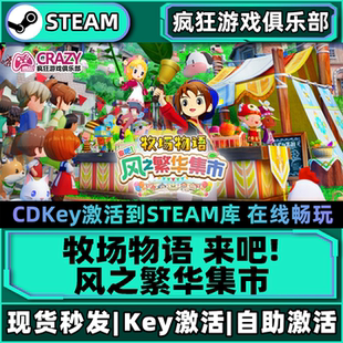 风之繁华集市 Steam正版 牧场物语 来吧 CDKey入库全DLC游戏 激活码