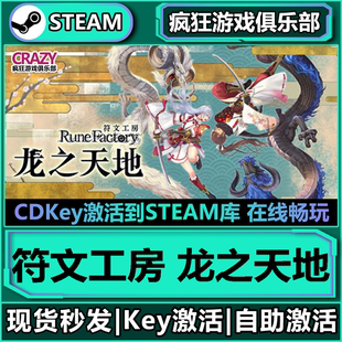 激活碼 Steam正版 龍之天地 CDKey入庫(kù) 符文工房 全DLC角色扮演游戲