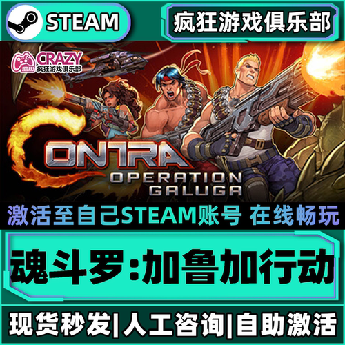 Steam魂斗罗加鲁加行动电脑游戏
