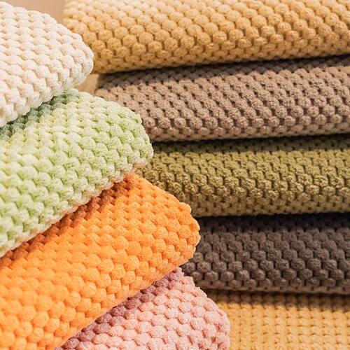 四季通用灯芯绒菠萝格沙发垫子布料加厚坐垫抱枕服装宠物窝布料