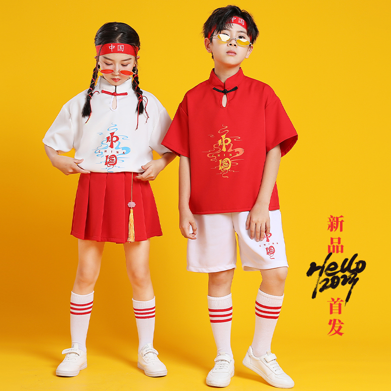 儿童啦啦队演街舞运动会演出专用