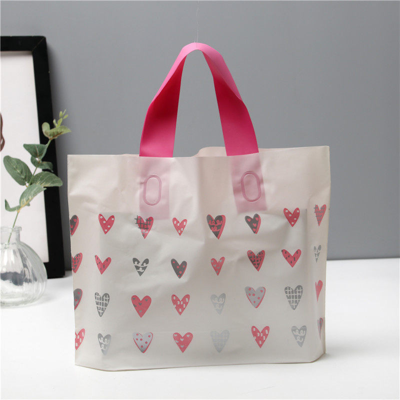 加厚磨砂塑料袋服装袋衣服店手提袋子购物包装礼品袋批发定做韩版