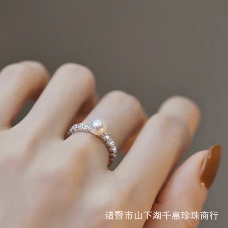 诸暨天然淡水珍珠感戒指个性轻奢叠戴冷淡风食指戒简约款纯银,珠宝/钻石/翡翠,手饰,淘宝优惠券,粉丝福利购,淘宝优惠卷