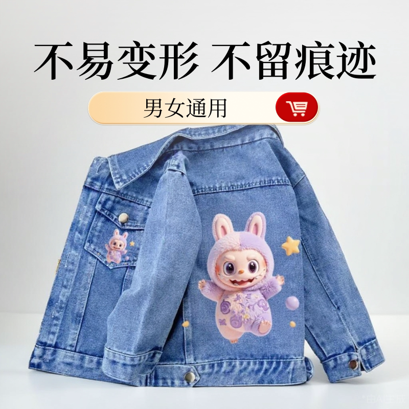 女童牛仔外套春秋bulala儿童韩版