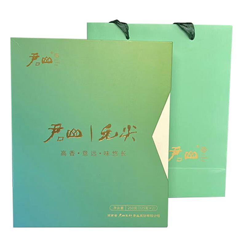 湖南特产君山毛尖礼盒装送礼茶叶绿茶