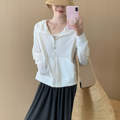 话里简约风薄款防晒衣2026夏季新款韩版休闲气质宽松显瘦上衣外套