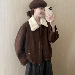 百搭显瘦上衣外套女 韩版 话里高级感保暖毛领派克服2025秋季 新款