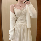 话里时尚 百搭显瘦蕾丝内搭上衣打底女 新款 修身 宫廷风吊带2026春季