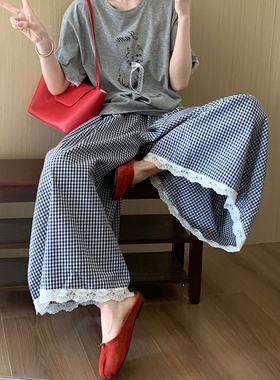 话里通勤出街甜美气质三件套2025夏季新款韩版长裤上衣搭配套装女