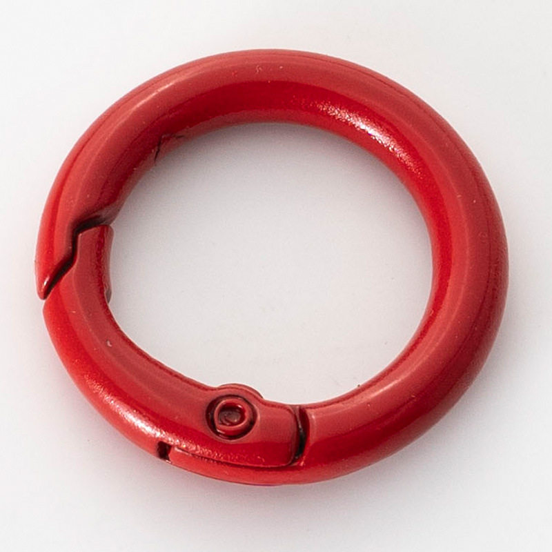 METAL LACQUERED SPRING RING BUCKLE ZINC ALLOY CIRCLE BUCKLE RING RING HOOK DIY BAG KEY CHAIN HARDWARE ACCESSORIES