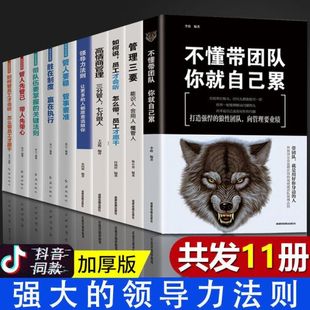 管理法则不懂带团队你就自己累管学创书籍企业力商业思维高情商中层管理者领导团队沟通管理方面 领导者 书企业管理类书籍 10册