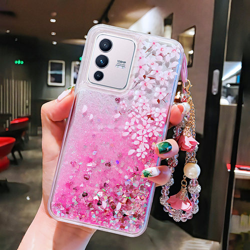 vivoS12pro闪粉液体流沙个性创意