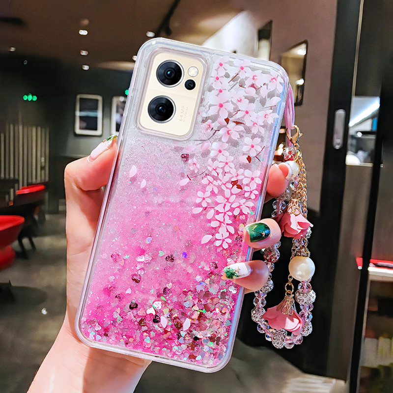 OPPOReno7液体流沙个性创意防摔