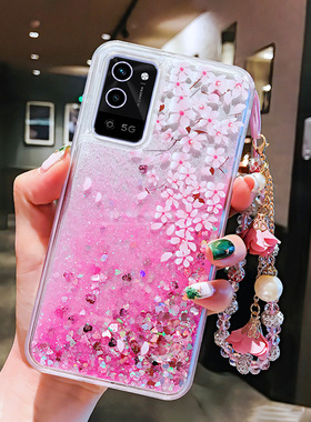 适用于OPPOA56手机壳A3X女款A80彩绘A55樱花A96闪粉A3创意A2液体A95流沙A97新款A56外壳A58包防摔