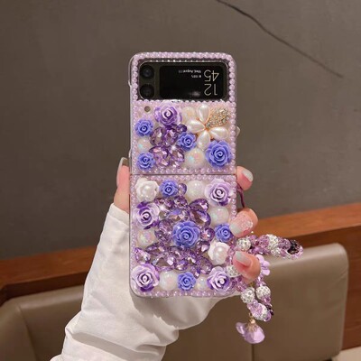 奢华水钻三星Zflip4手机壳
