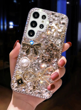 适用于三星GalaxyM54手机壳M14奢华M13满钻M33女款M53全包M23防摔M62带钻M31S水钻M01CORE女M51软壳