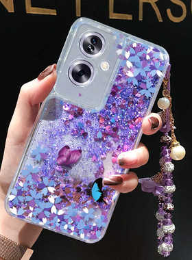 适用于oppoA2手机壳A2pro闪粉FindX7Ultra液体流沙A3pro硅胶A1pro防摔A78液态A97流动A38时尚findx8软保护套