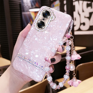 适用华为荣耀60手机壳100荣耀300pro女款 honor400超薄90贝壳纹80闪钻70保护套50防摔X40软胶套X50i荣耀30pro