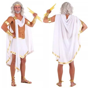 万圣狂欢节派对聚会舞台表演演出成人古希腊奥林匹斯主神扮演服装