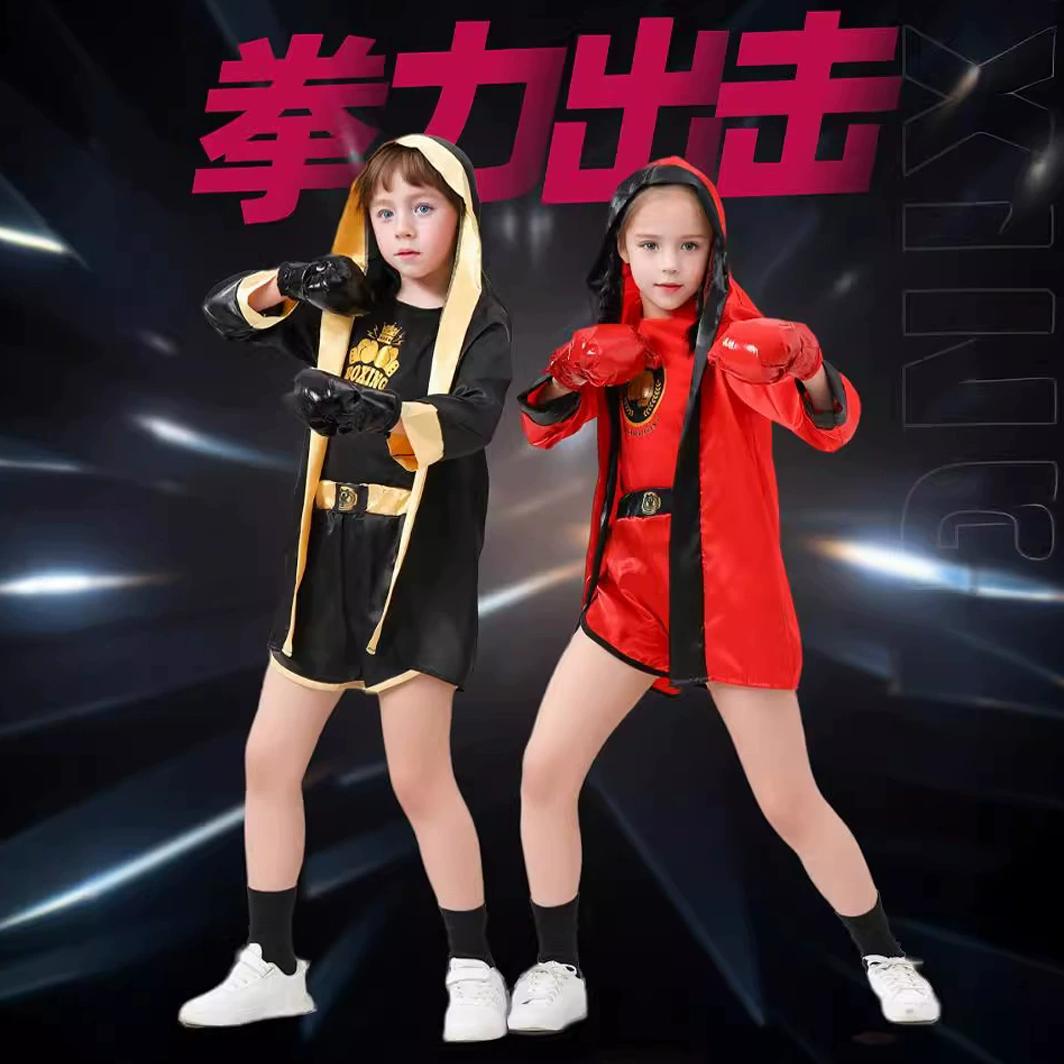 拳击服儿童大合唱服演出服图片
