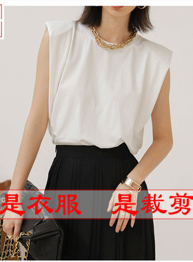 明辉纸样新款春夏衣服样板时尚女上衣T恤DIY缝纫裁剪图纸23021