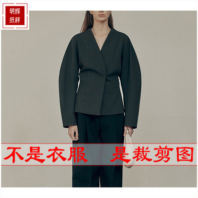 明辉纸样新款春秋个性时尚连袖