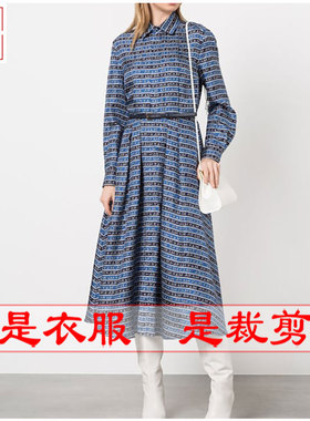 明辉纸样新款夏季衣服样板收腰大摆连衣裙缝纫设计裁剪图纸23247