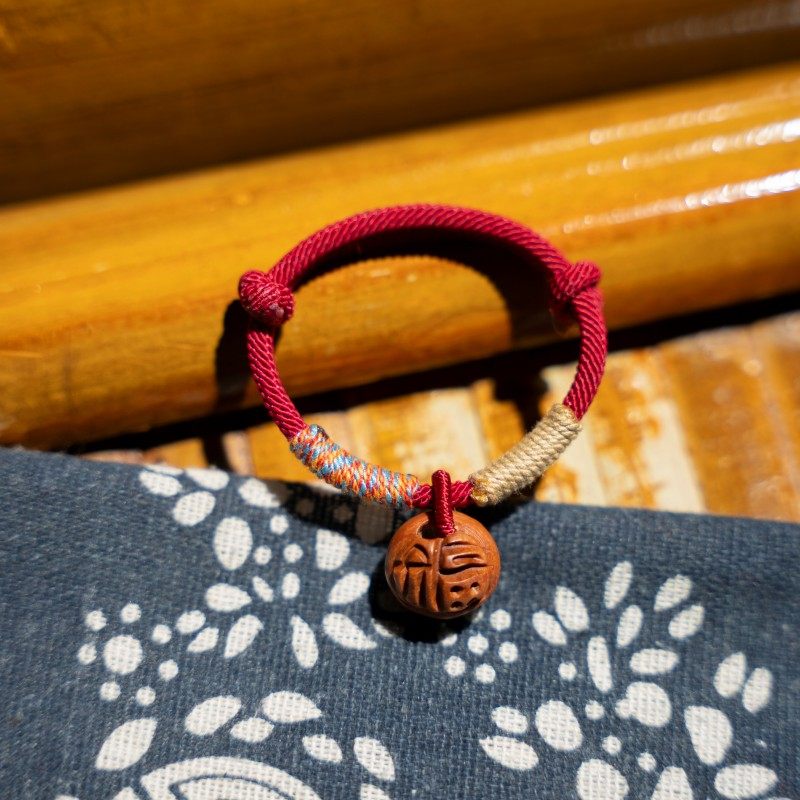 桃核手绳宝宝婴儿童平安红绳桃木手链女手工雕刻编制压惊手串成人,饰品/流行首饰/时尚饰品新,手链,淘宝优惠券,粉丝福利购,淘宝优惠卷