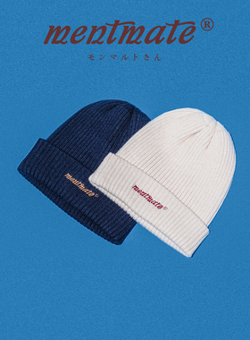 【潮woo专属】国潮街头刺绣针织帽原宿男女情侣百搭ins毛线帽秋冬