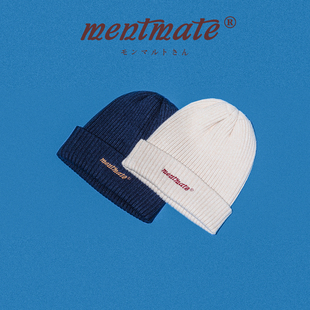 国潮街头刺绣针织帽原宿男女情侣百搭ins毛线帽秋冬 潮woo专属